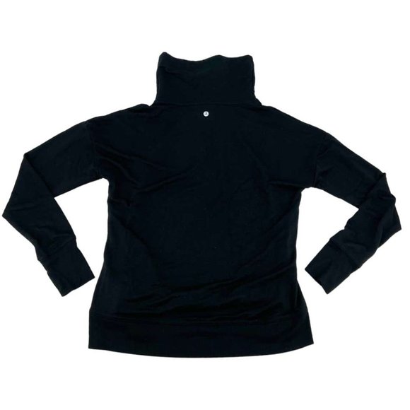 Danskin | Women's Funnel Neck Pullover Top | Black | Size Small - Picture 2 of 2
